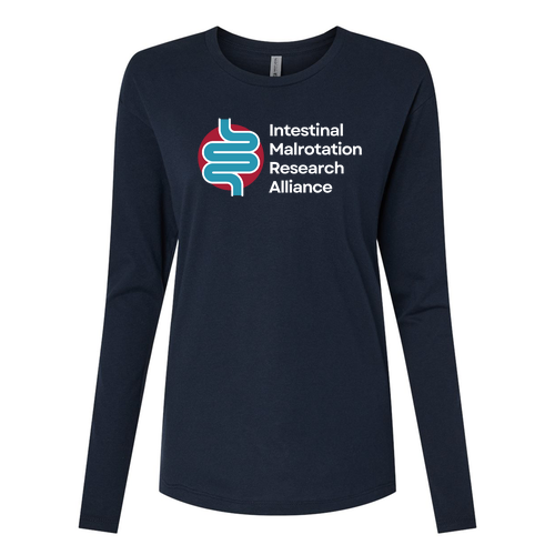 Next Level Women's Cotton Relaxed Long Sleeve T-Shirt -- Midnight Navy