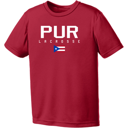 Youth Performance Tee -- Red