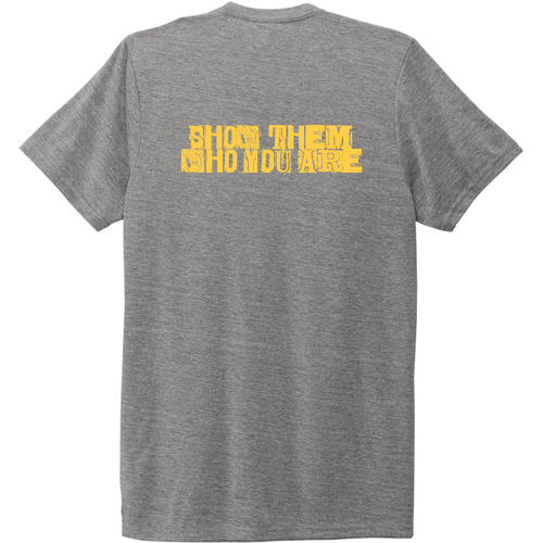 Allmade Unisex Tri-Blend Tee (Show Them) -- Aluminum Grey