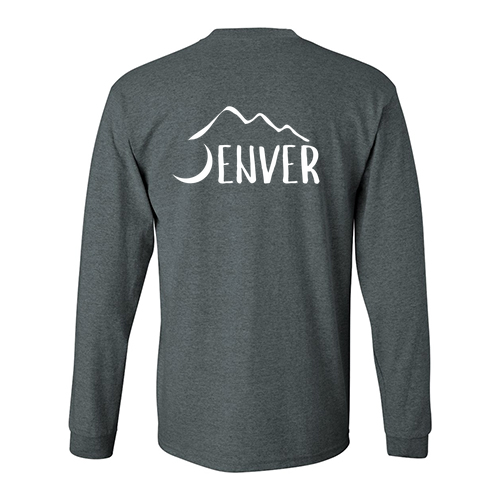 Gildan Ultra Cotton Longsleeve Basic T-Shirt -- Dark Heather
