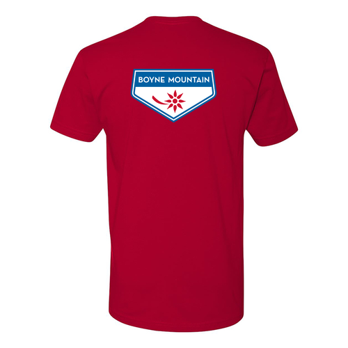 Boyne Mountain Logo 2 Full Color -- Short Sleeve Red