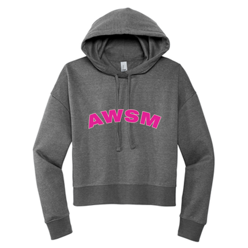 District Women's V.I.T. Fleece Hoodie -- Heathered Charcoal