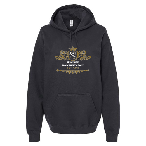 Unisex Adult Softstyle Fleece Pullover Hooded Sweatshirt -- Black