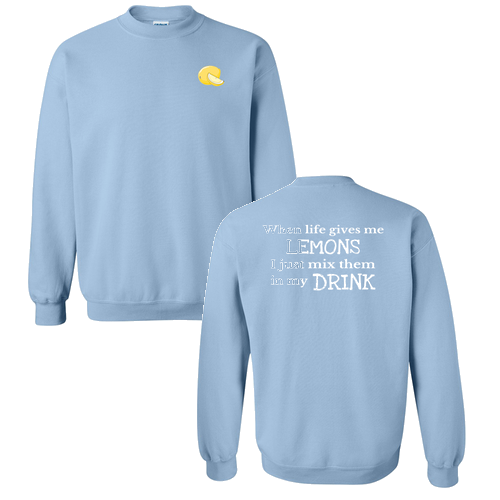 Gildan Heavy Blend Crew Neck Sweatshirt -- Light Blue