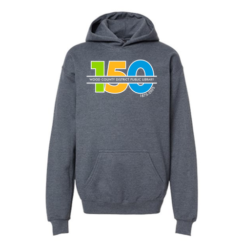 Gildan YOUTH Softstyle Midweight Fleece Hooded Sweatshirt -- Dark Heather