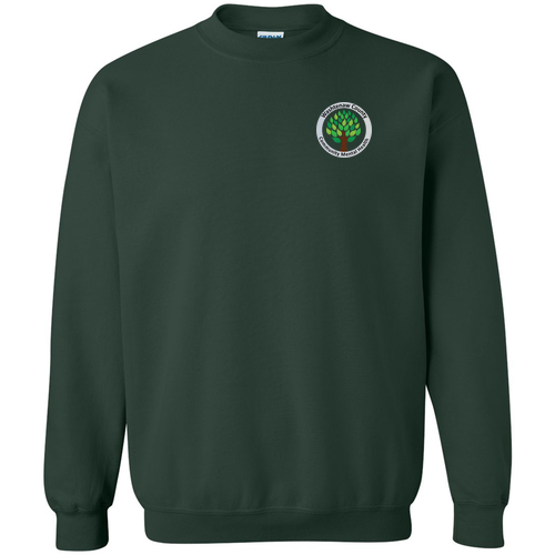Gildan Heavy Blend Crew Neck Sweatshirt -- Forest Green