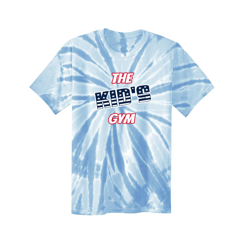 Port and Company Tie Dye Tee Youth -- Light Blue