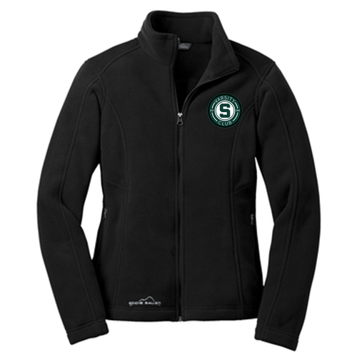 Eddie Bauer Ladies Full Zip Fleece Jacket -- Black