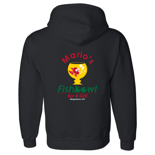 [HIDE] Adult Hooded Sweatshirt -- Black