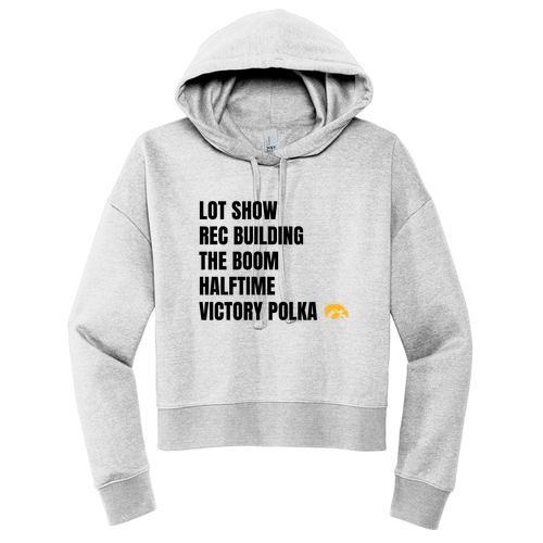 District Women's V.I.T. Fleece Hoodie -- Light Heather Grey