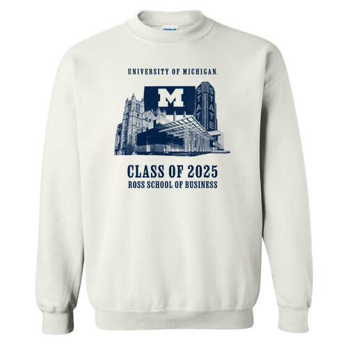 Gildan Heavy Blend Crew Neck Sweatshirt -- White