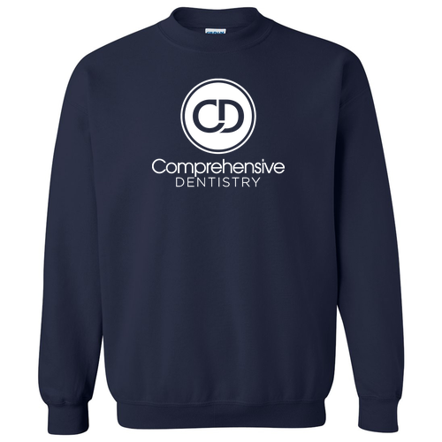 Crew Neck Sweatshirt -- Navy
