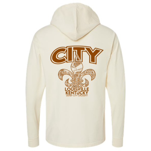 ComfortWash Unisex Jersey Hooded Sweatshirt -- Parchment