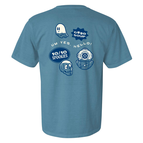 Comfort Colors Unisex Garment-Dyed Heavyweight T-Shirt -- Ice Blue