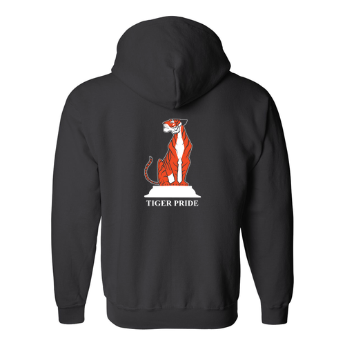 Gildan Full Zip Hooded Sweatshirt -- Black