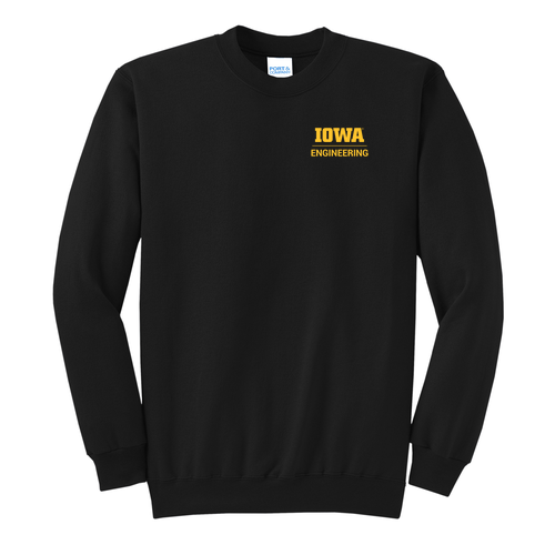 Port and Company Classic Crewneck Sweatshirt -- Jet Black