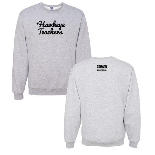 Jerzees 8 Oz., 50/50 Nublend Fleece Crew -- Ash