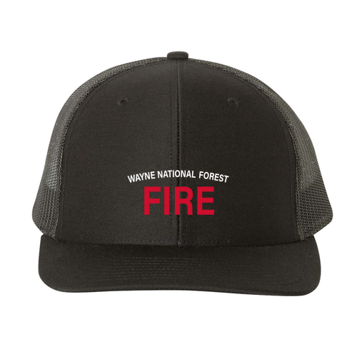 Richardson -- Snapback Trucker Cap -- Black