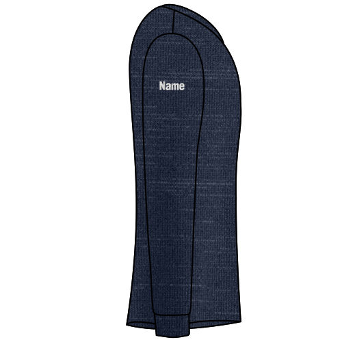 Eddie Bauer Sweater Fleece Quarter-Zip -- River Blue Navy Heather