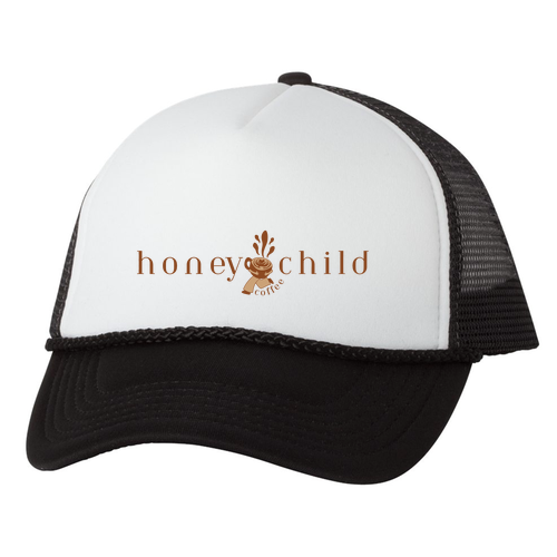 ValuCap Foam Trucker Hat -- White/ Black