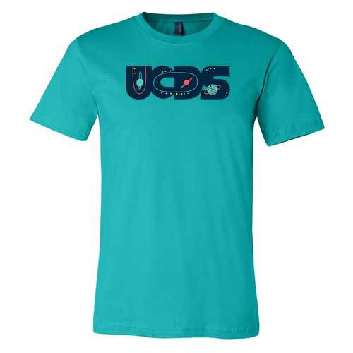 Bella Canvas Unisex Jersey Space T-Shirt -- Teal