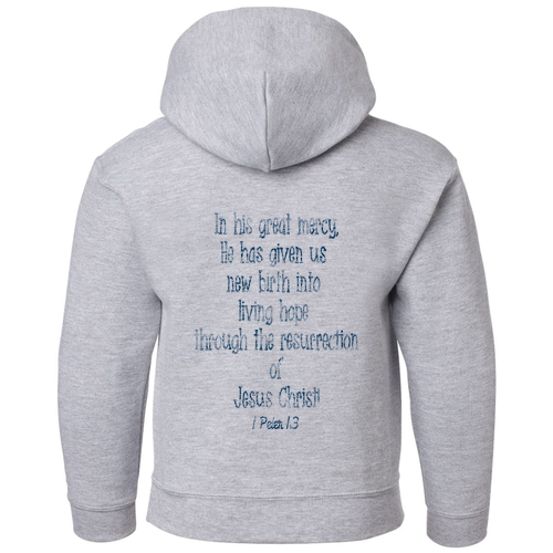Youth Heavy Blend Hooded Sweatshirt -- Sport Grey