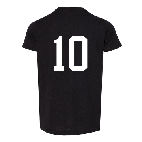 YOUTH Triblend Short Sleeve Tee -- Solid Black Blend
