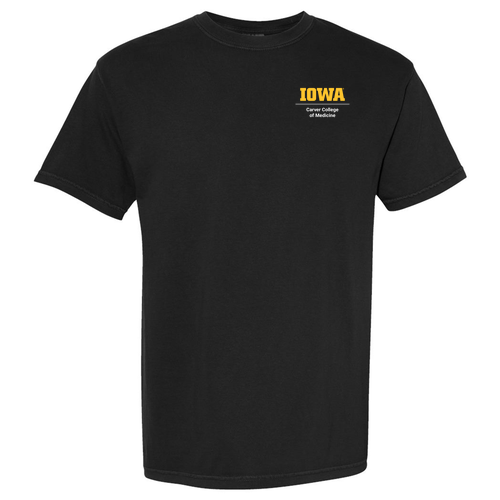 Embroidered Comfort Colors Heavyweight Adult T-Shirt -- Black