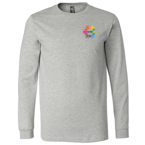 Bella+Canvas Unisex Heather Cvc Long Sleeve Tee- Heathers -- Athletic Heather
