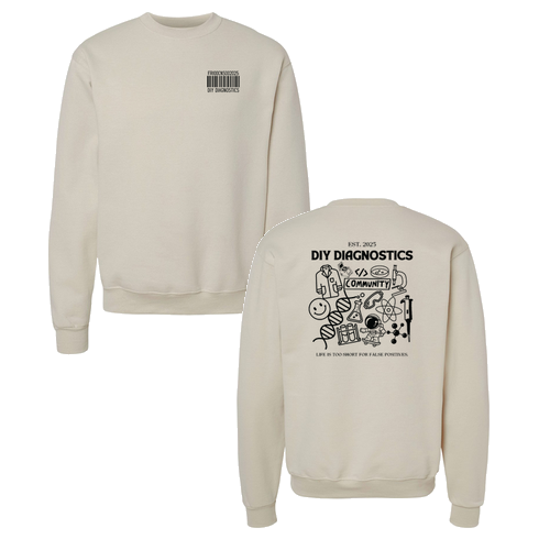 Champion Powerblend Crewneck Sweatshirt -- Sand