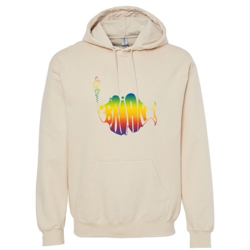 Gildan Adult Softstyle Fleece Pullover Hooded Sweatshirt -- Sand