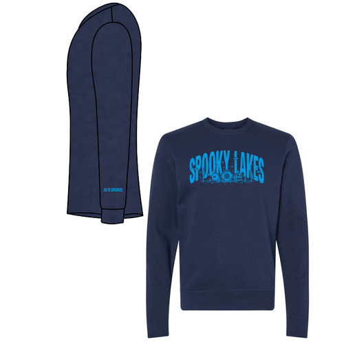 J. America BTB Fleece Crew -Blue Ink- True Navy