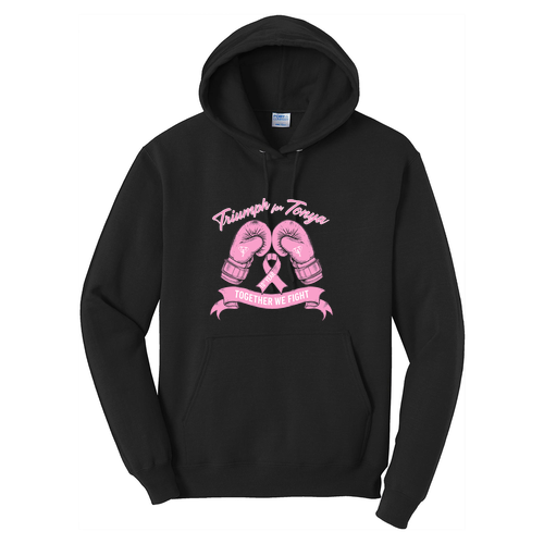 Port and Company Core Fleece Pullover Hooded Sweatshirt -- Jet Black