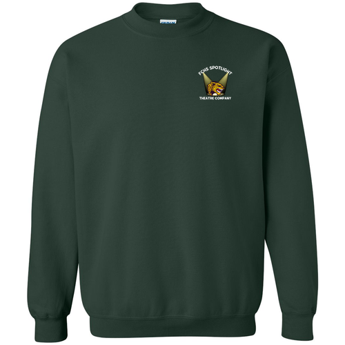 Gildan Heavy Blend Crew Neck Sweatshirt -- Forest Green