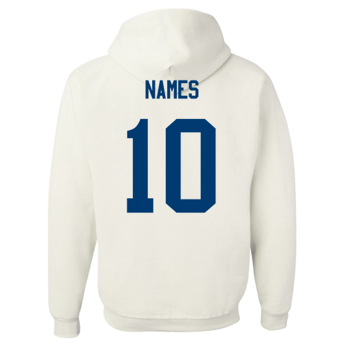 Jerzees 8 oz 50/50 Nublend Adult Hooded Sweatshirt -- White