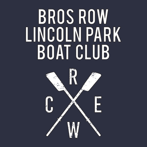 Bros Row T-Shirt -- Navy