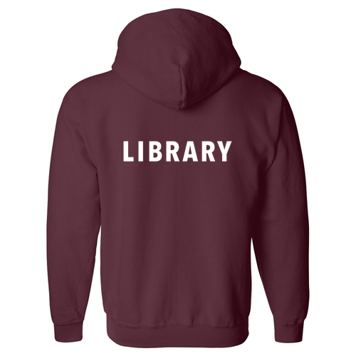 Regular Gildan Full Zip Hooded Sweatshirt -- Maroon