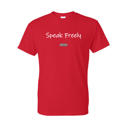 Speak Freely T-Shirt -- Red