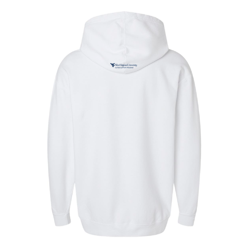 Comfort Colors Unisex Garment-Dyed Lightweight Fleece Hooded Sweatshirt -- White