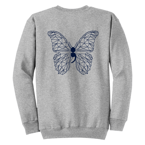 Port and Company Classic Crewneck Sweatshirt -- Athletic Heather