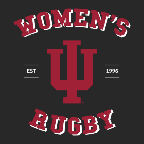 IU Trident Women's Rugby Crewneck- Black