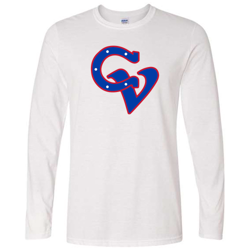 CV Horseshoe Longsleeve T Shirt -- White