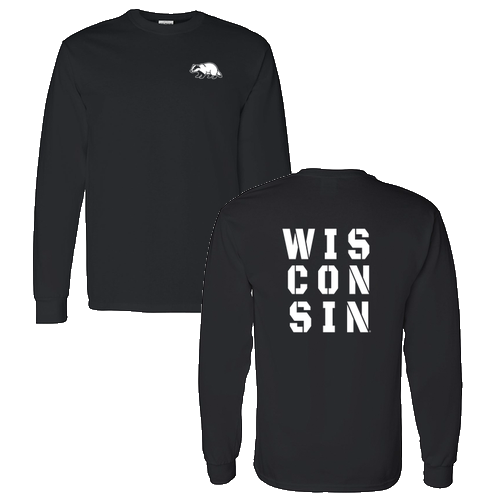 Gildan Heavy Cotton Longsleeve Basic T-Shirt -- Black