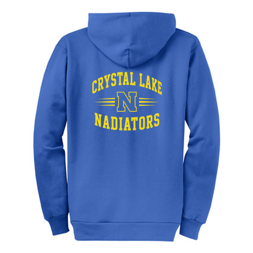 Port and Company Classic Full Zip Hooded Sweatshirt -- Royal