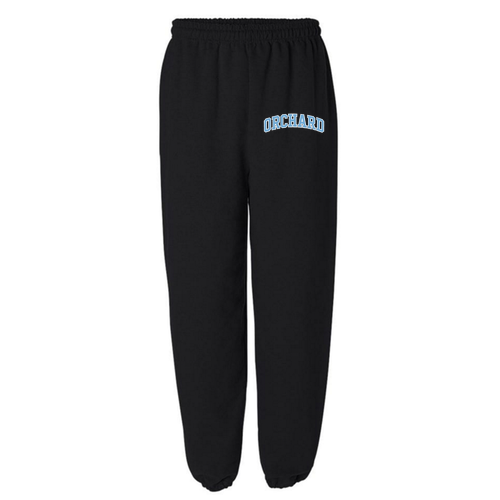 Gildan Elastic Bottom Sweatpants -- Black