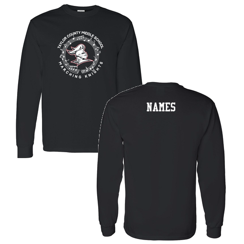 Gildan Heavy Cotton Longsleeve Basic T-Shirt -- Black