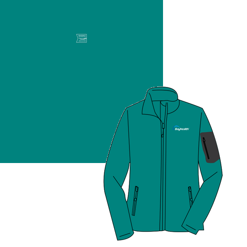 Port Authority ® Ladies Accord Microfleece Jacket -- Teal Blue