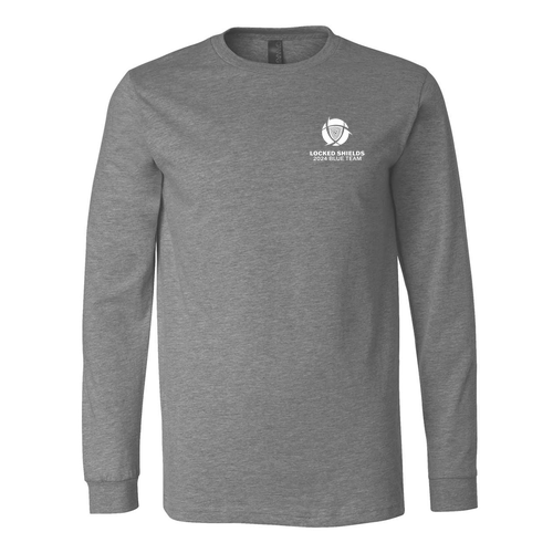 Bella+Canvas Unisex Heather Cvc Long Sleeve Tee- Heathers -- Deep Heather