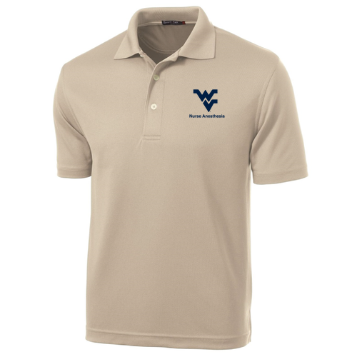 Embroidered Sport Tek Dri Mesh Sport Shirt -- Sandstone