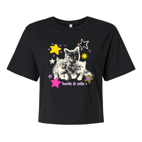 American Apparel Women's Fine Jersey Boxy Tee -- Black